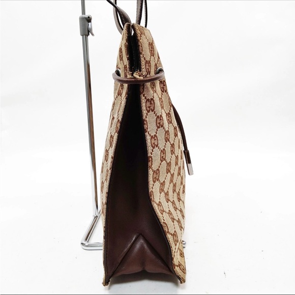 Gucci Beige and Brown GG Tote - Picture 3 of 10